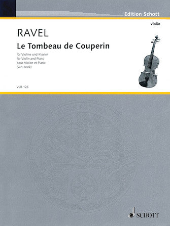 Ravel Le Tombeau De Couperin for Violin & Piano
