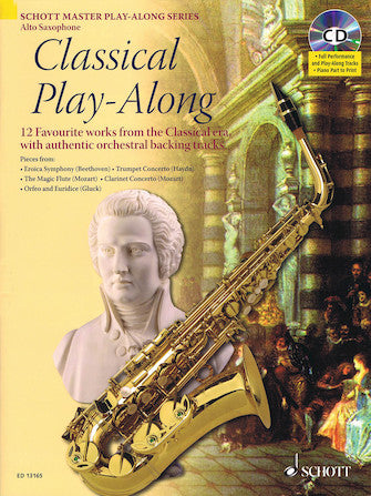 Classical Play-along Alto Sax: 12 Favorite Works BK/CD ia