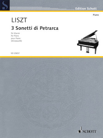 Liszt 3 Sonetti Di Petrarca for Piano Solo