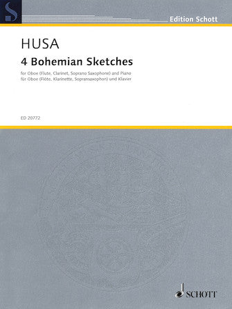 Husa 4 Bohemian Sketches for Oboe