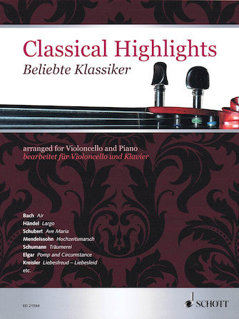 Classical Highlights arranged for Cello and Piano
