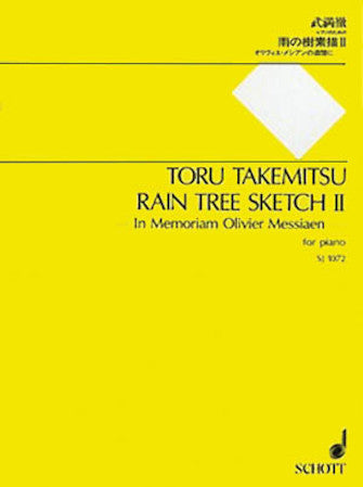Takemitsu Rain Tree Sketch II, Piano