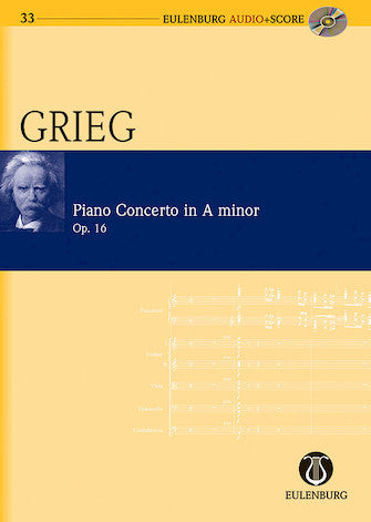 Grieg: Piano Concerto in A Minor, Op. 16 (Study Score)