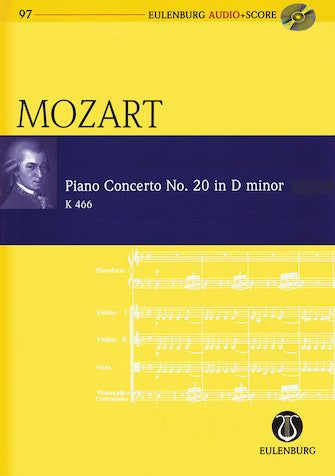 Mozart Piano Concerto No. 20 in D Minor - Study Score and CD