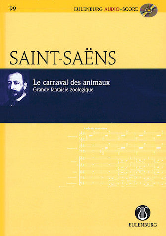 Saint-Saens Carnival of the Animals Study Score with CD