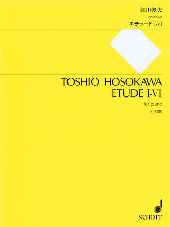 Hosokawa Etude I-VI for Piano