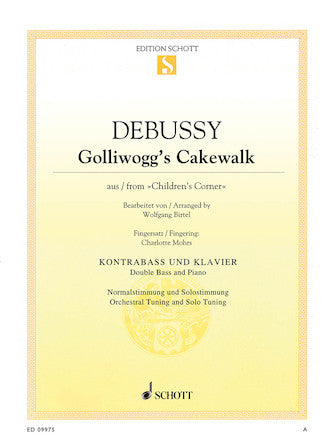 Debussy Golliwogg's Cakewalk from 'Children's Corner' Double Bass and Piano