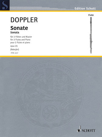 Doppler: Sonata 2 Flutes and Piano, Op. 25