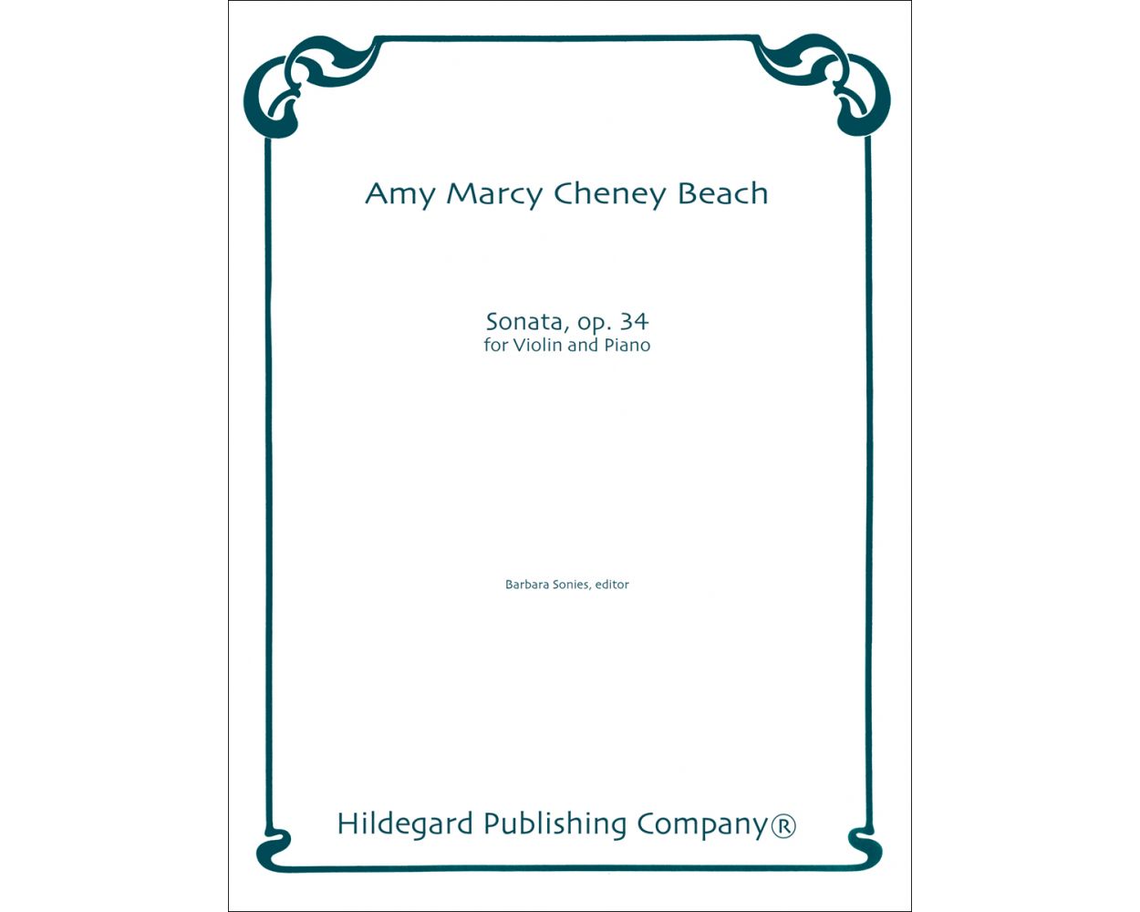 Beach: Sonata Op. 34