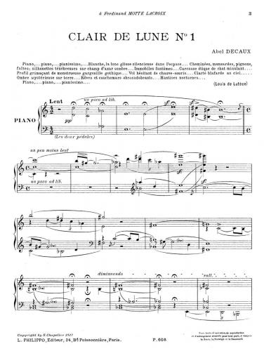 Decaux: Clairs de Lune