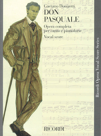 オペラ　ヴォーカルスコア　DON PASQUALE Donizetti Don Pasquale Vocal Score Itaian/English