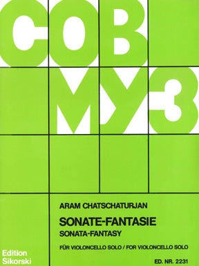 Khachaturian: Sonate Fantasie for Solo Cello