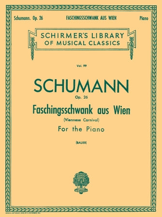 Schumann Faschingsschwank Aus Wien, Op. 26 (Carnival de Vienne)