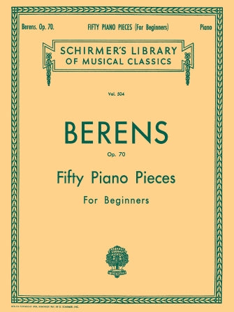 Berens 50 Pieces without Octaves, Op. 70 (Complete)