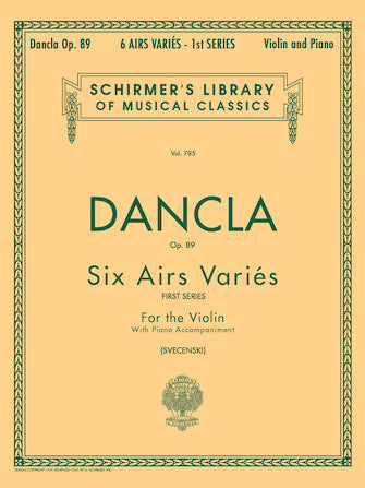 Dancla 6 Airs Variés Opus 89 Violin and Piano