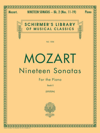 Mozart 19 Sonatas - Book 2 Piano Solo