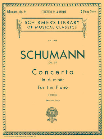 Schumann Concerto in A Minor, Op. 54 (2-piano score)