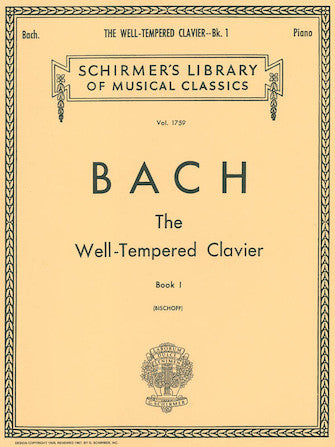 Bach Well Tempered Clavier - Book 1