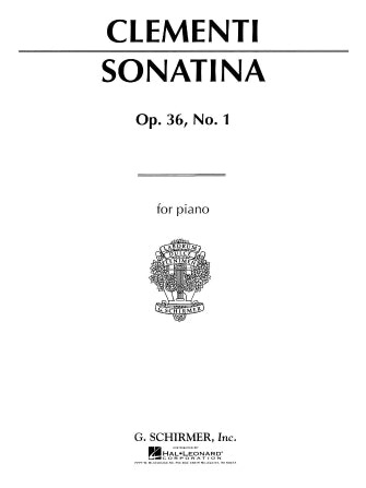 Clementi Sonatina in C Major, Op. 36, No. 1