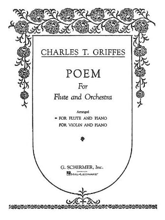 Griffes: Poem for Flute and Orchestra - Piano Reduction