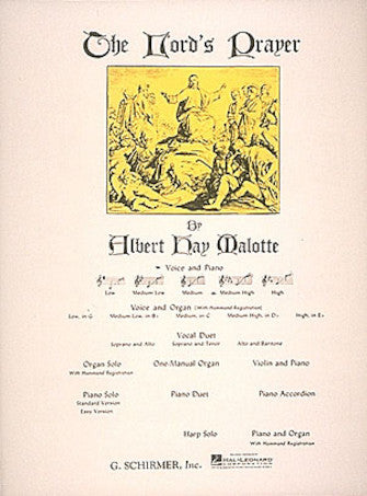 Malotte: Lord's Prayer, Medium High Voice