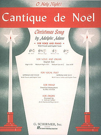Adam: Cantique de Noël (O Holy Night) High Voice