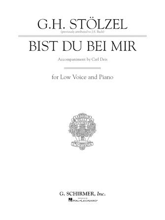 Bach: Bist du bei mir (Thou Art My Joy)Low Voice
