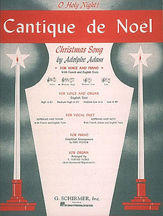 Adam: Cantique de Noël (O Holy Night) Medium High Voice