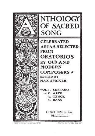 Anthology of Sacred Song - Volume 2 Mezzo-Soprano/Alto