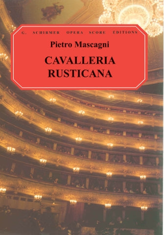 Mascagni Cavalleria Rusticana Vocal Score Italian/English