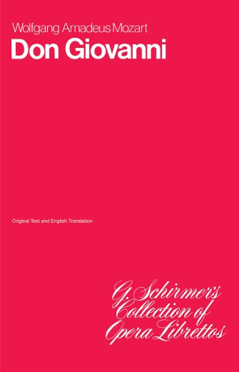 Mozart Don Giovanni Libretto