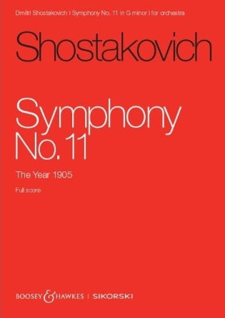 Shostakovich Symphony No. 11, Op. 103 Study Score