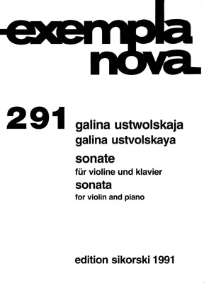 Ustvolskaya - Sonata for Violin and Piano