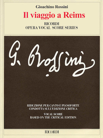 Il viaggio a Reims ランスへの旅 ロッシーニ ボーカルスコア Rossini Il Viaggio a Reims Vocal Score