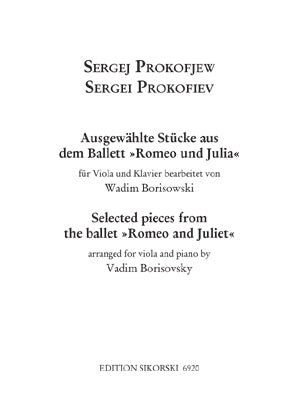 Prokofiev 8 Pieces from Romeo and Juliet for Viola and Piano