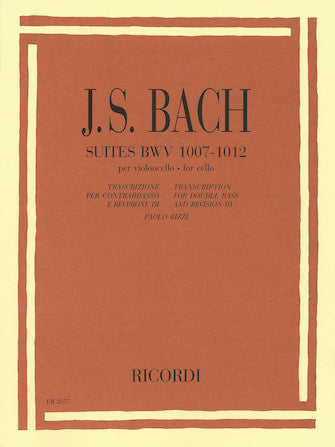 Bach Suites BWV 1007-1012 for Double Bass (Transcription of Cello Suites)