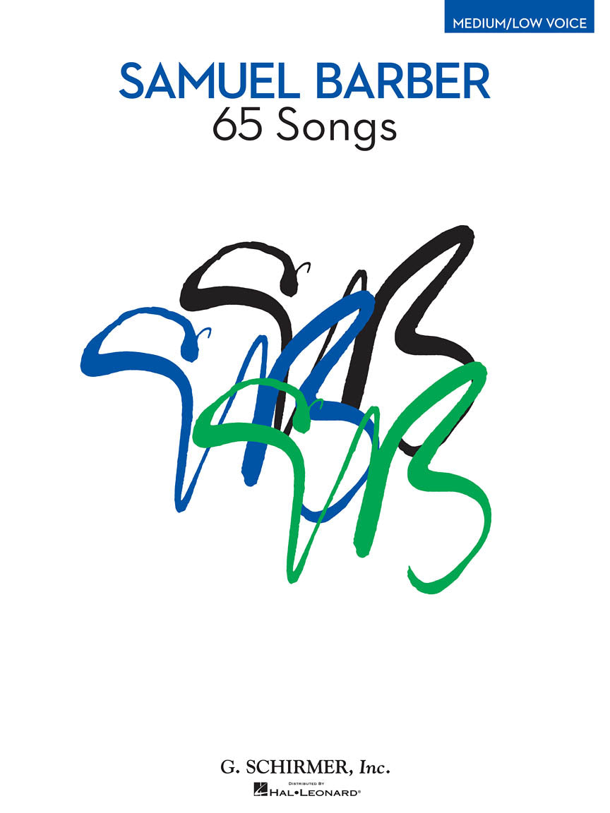 Barber: 65 Songs Medium/Low Voice Edition