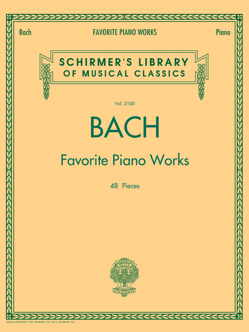 Favorite Piano Works - Schirmer's Library of Musical Classics