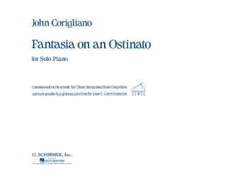 Corigliano Fantasia on an Ostinato