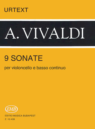 Vivaldi: Nine Sonatas for Violoncello and Basso Continuo, RV 39-47