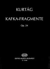 Kurtág Kafka Fragments, Op. 24