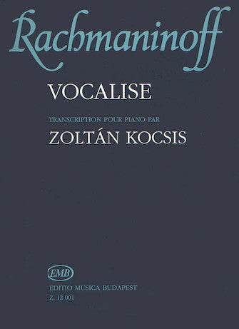 Rachmaninoff Vocalise Op.34, No. 14 Arr. Solo Piano