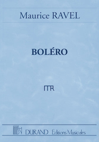 Ravel Boléro Study Score
