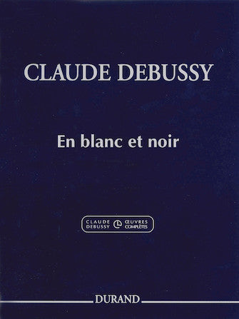 Debussy En Blanc Et Noir 2 Pianos, 4 Hands