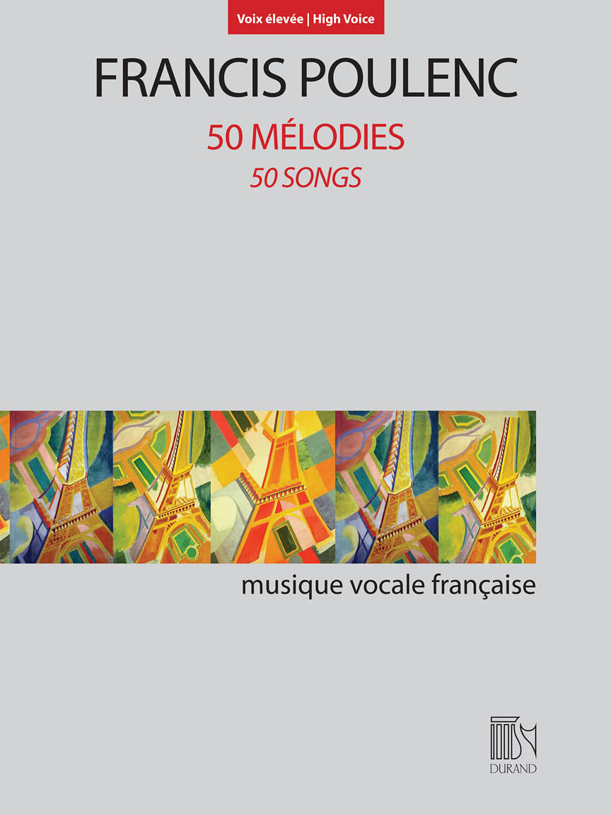 Poulenc 50 Melodies (50 Songs) - High Voice