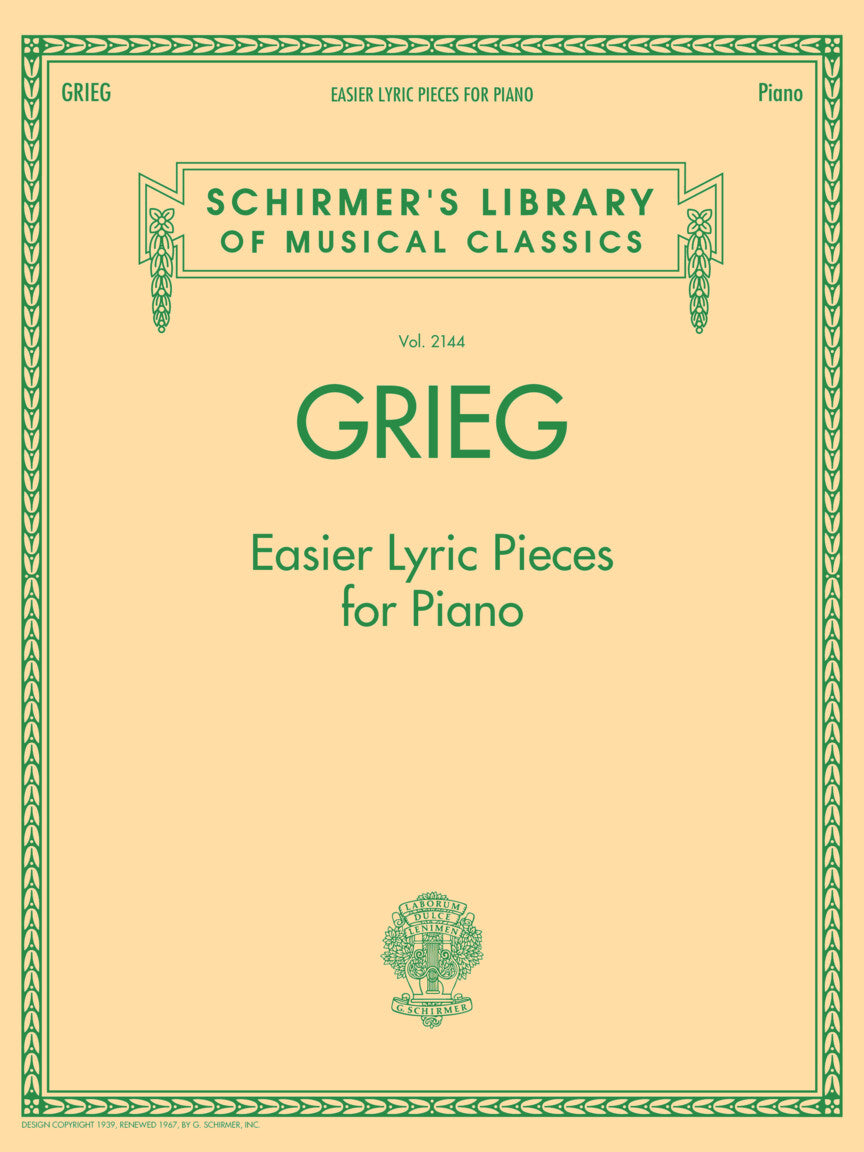 Grieg: Easier Lyric Pieces for Piano