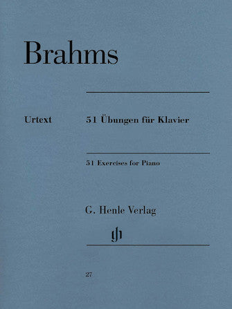 Brahms: 51 Exercises for Piano