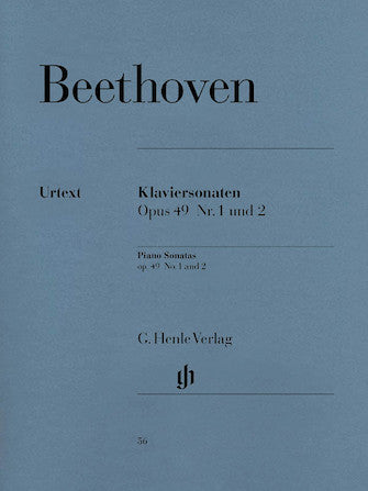 Beethoven 2 Easy Piano Sonatas Opus 49 Nos 1 and 2