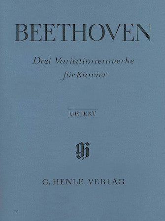 BEETHOVEN/ WERKE：KLAVIERKONZERTE Ⅲ HENLE Beethoven 3 Variation Works WoO 70, 64, 77