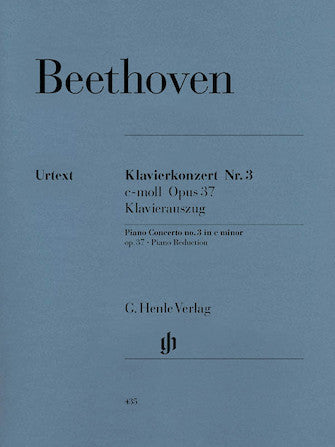 Beethoven Concerto for Piano and Orchestra No 3 in C minor Opus 37